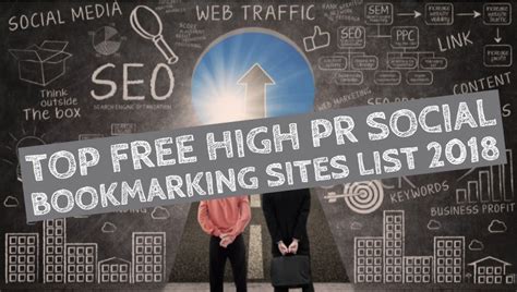 new bookmarking lists 2018|30 High PR Social Bookmarking Sites for SEO .